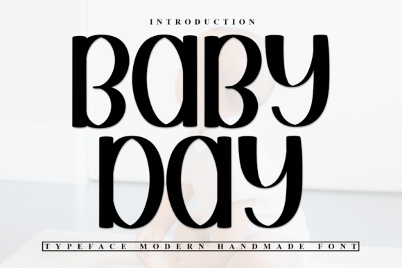 Baby Day: A Delicate Display Font for Creative Projects