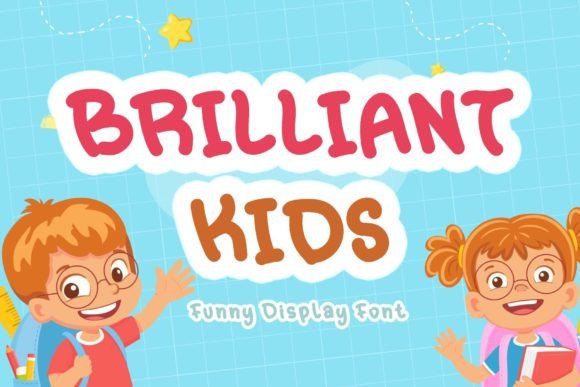 Brilliant Kids: A Versatile Display Font for Creative Projects