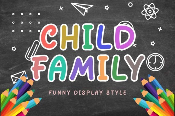 Child Family: A Versatile Display Font for Creative Projects