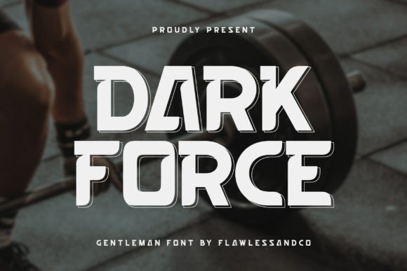 Dark Force: The Ultimate Typography for High-Speed Racing Branding