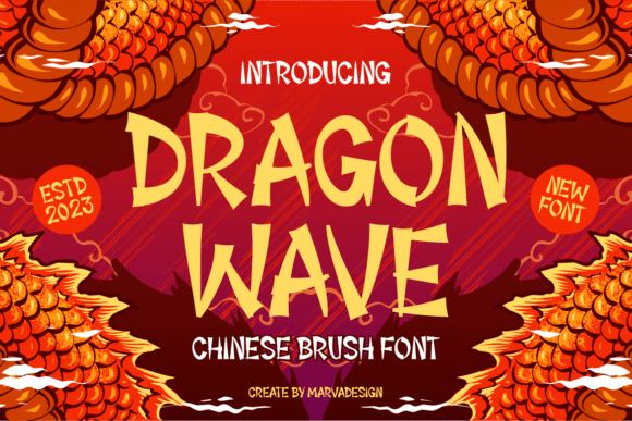 Dragon Wave: A Modern Calligraphy Font