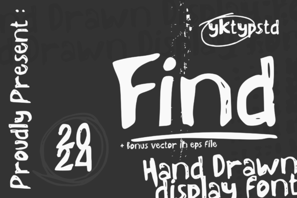 Find: A Charming Hand-Sketched Font for Unique Designs