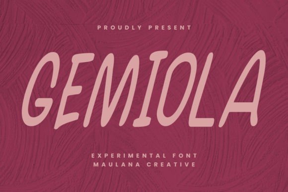 Gemiola: A Bold Display Font for Modern Design