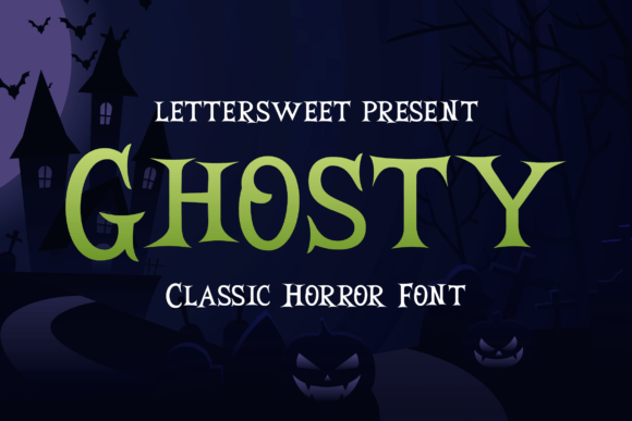 Ghosty: The Ultimate Horror Font for Spooky Designs