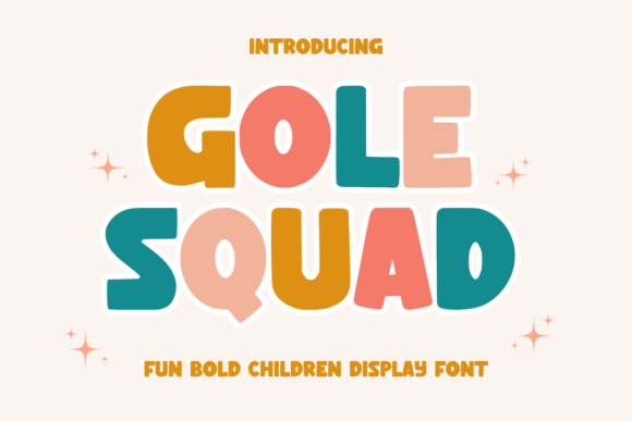 Gole Squad: A Bold Display Font for Creative Projects