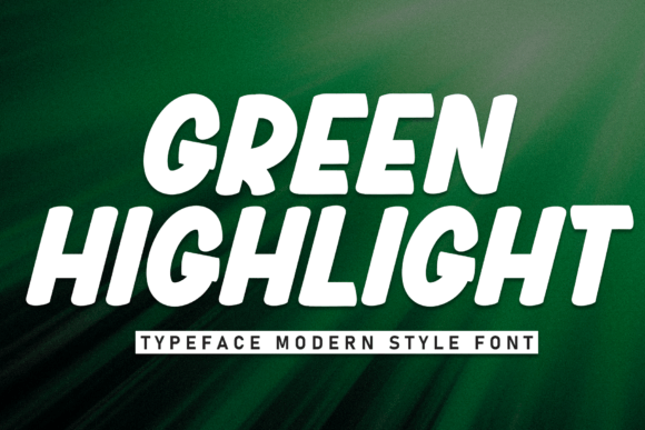 Green Highlight: A Bold Font for Impactful Headlines