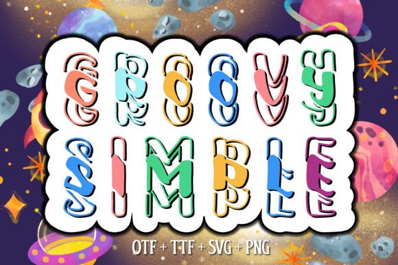 Groovy Simple: The Vibrant Typography That Brings Joy to Your Designs