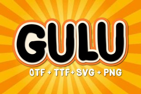 Gulu: A Vibrant Color Font for Creative Projects