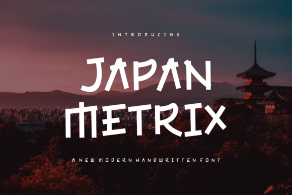 Japan Metrix: A Bold Display Font for Modern Visual Impact