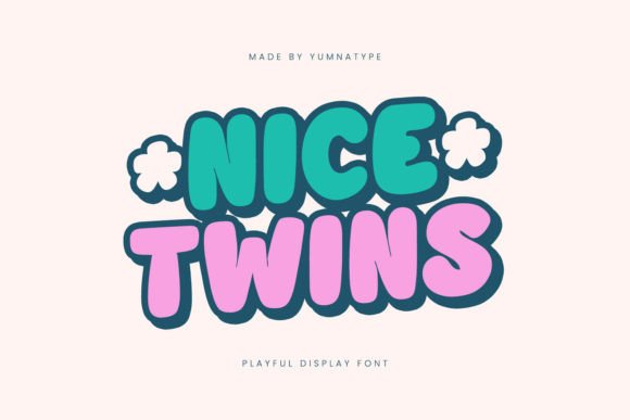 Nice Twins: The Bold, Playful Typography Redefining Digital Engagement