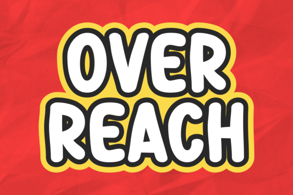 Over Reach: The Sweet Handwritten Font That Elevates Your Designs