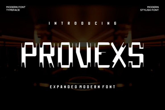 Provexs Font: A Bold and Authentic Display Typeface for Modern Branding