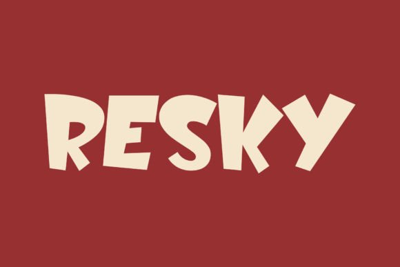 Resky: A Modern Typeface for Bold Brand Identities