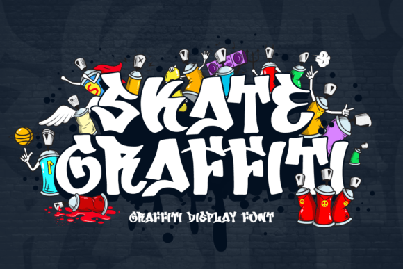 Skate Graffiti: The Ultimate Typeface for Urban and Rebellious Design
