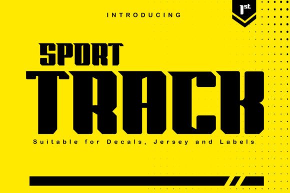 Sport Track: A Bold Sans Serif Font for High-Impact Branding