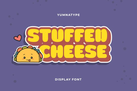 Stuffed Cheese: A Playful Display Font for Modern Creative Workflows