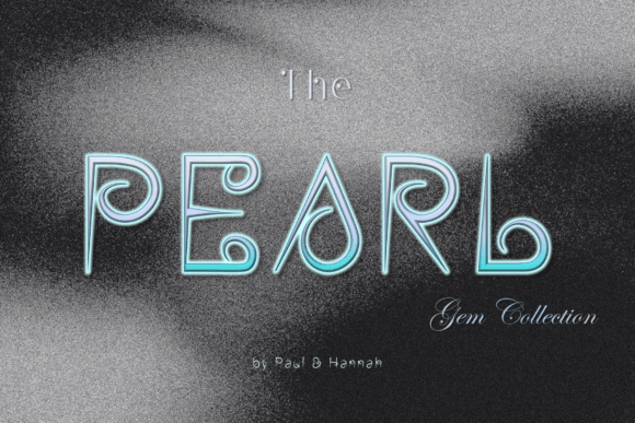 The Pearl: A Gemstone-Inspired Font for Pure and Transformative Design