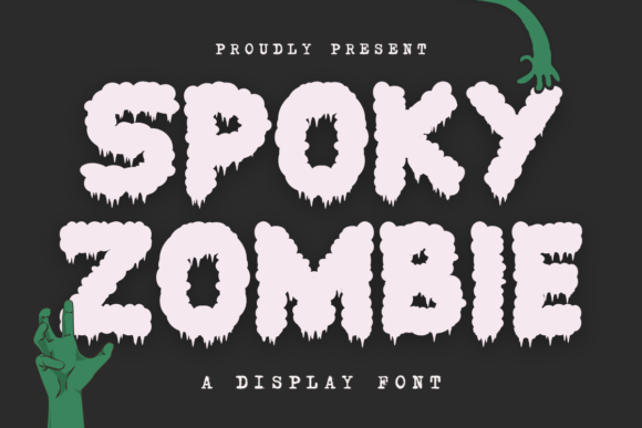 Unveiling Spoky Zombie: Where Cute Meets Creepy in Modern Typography