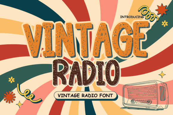 Vintage Radio: A Timeless Typeface for Modern Design