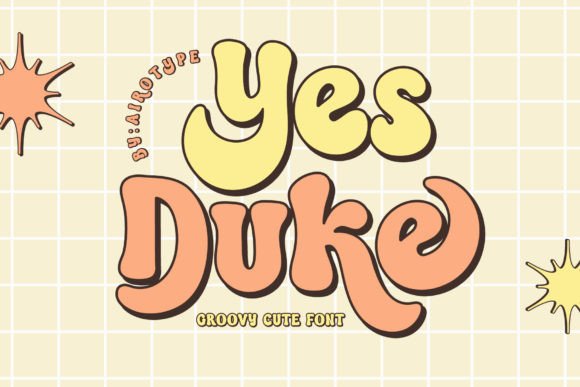 Yes Duke: Revitalizing Brand Identity Through Bouncy Retro Serif Typography